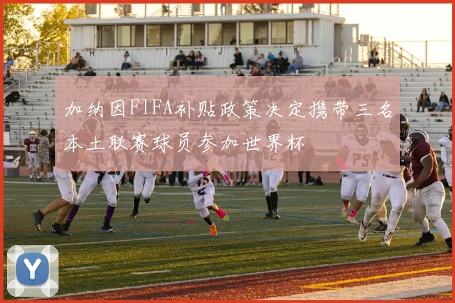 加纳因FIFA补贴政策决定携带三名本土联赛球员参加世界杯